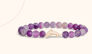 Fahlo Dolphin Bracelet Coral Reef Violet
