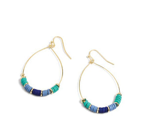 Whispers Open Teardrop with Heisihi Beads WN004182