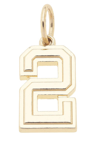 Canvas Style Charmed Number Charm