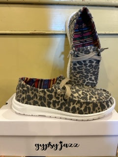 Gypsy Jazz Holly5 Slip On Tan Leopard