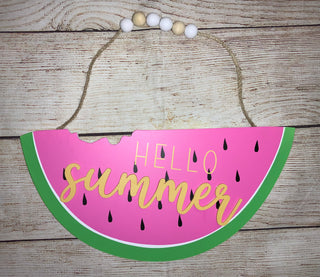 Watermelon Wall Decor Hello Summer