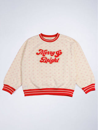 Simply Southern Varsity Holiday Crewneck Merry