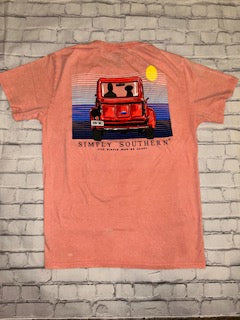 Simply Southern Men's Truck Short Sleeve Shirt