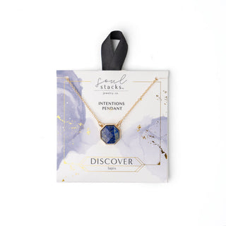 Soul Stacks Intentions Pendant Lapis Discover