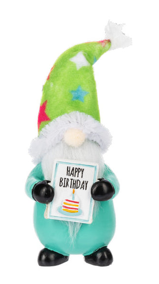 Happy Birthday Gnome Figurine