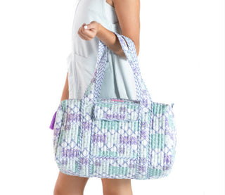 Simply Southern Quilted Duffle Floral Patchwork