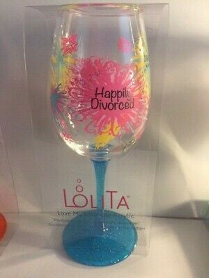 Divorce Acrylic Wine Glass