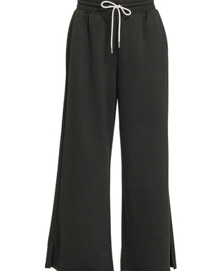 Zenana Scuba Drawstring Pants Black