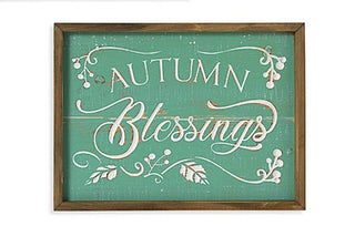 Harvest Engraved Wall Sign
