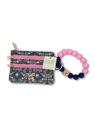 Simply Southern Bead Bangle Wallet Ribbon Flower