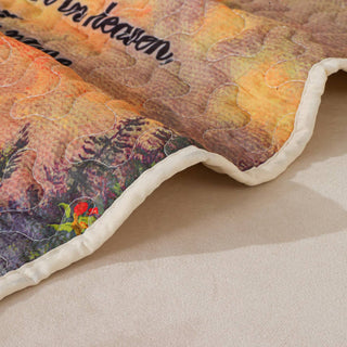 The Lord’s Prayer Quilted Throw