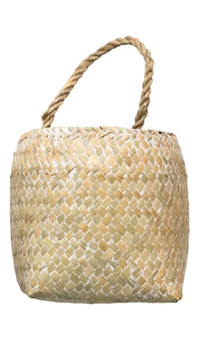 Hand Woven Wall Baskets w/Handles