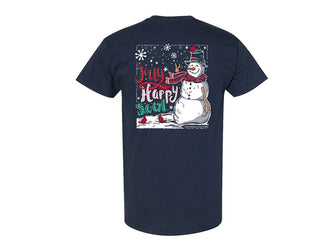 Southern Couture Classic Jolly Happy Soul Tee Navy