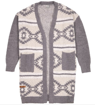 Simply Southern Soft N Cozy Cardigan Aztec Small
