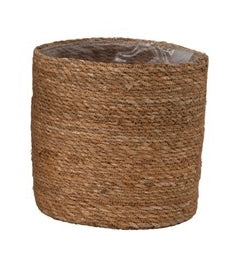 Hand Woven Seagrass Basket, 8.5”