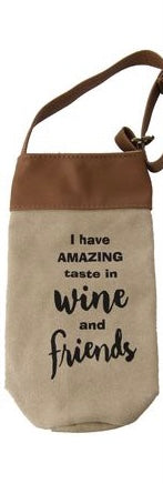 Canvas Wine Bag
