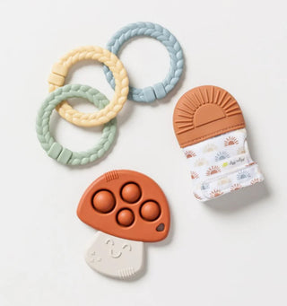 Itzy Ritzy Itzy Teether Gift Set Mushroom