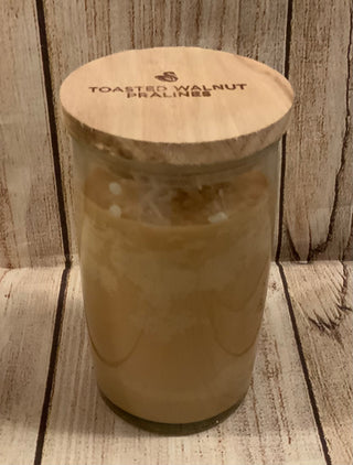 Swan Creek Logo Jar Toasted Walnut Pralines 12oz