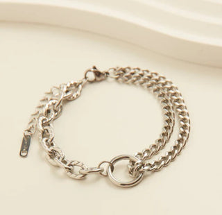 Howard's Narelle Waterproof Multi Chain Bracelet Silver