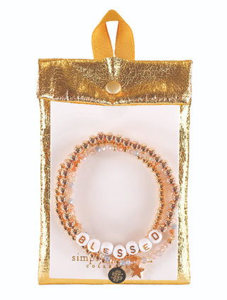 Simply Southern Blessed Bracelet Set of 3