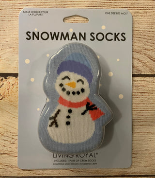 Living Royal Snowman 3D Socks