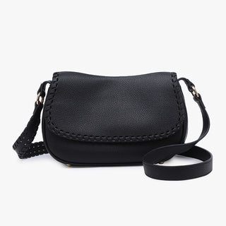 Jen & Co Daia Whipstitch Crossbody Black M2685