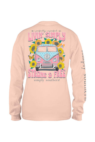 Simply Southern Long Sleeve Livin Simply Tee