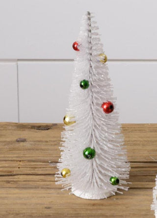 White Bottle Brush Tree Large