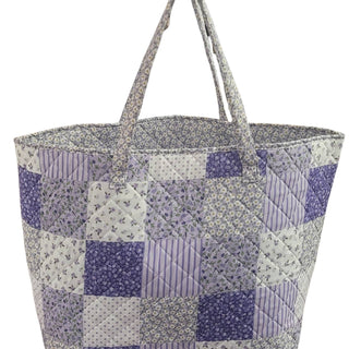 Quilted Tote Bag Violet Dreams