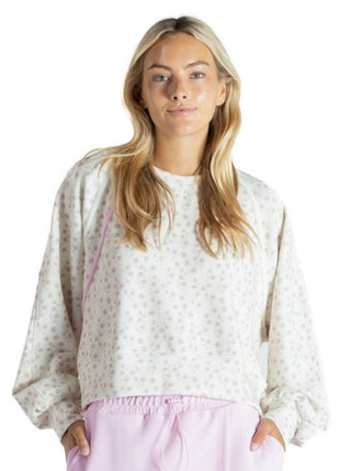 Simply Southern Lounge Pullover Blush Flower