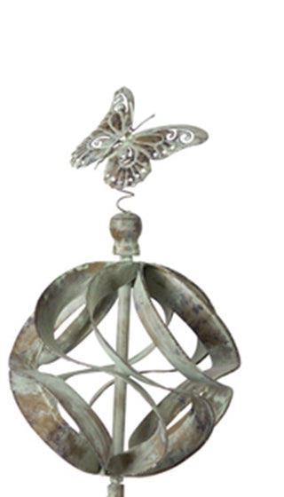 Iron Garden Stake Wind Spinner