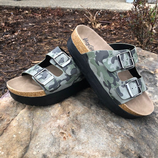 Corky's Tabloid Platform Sandal