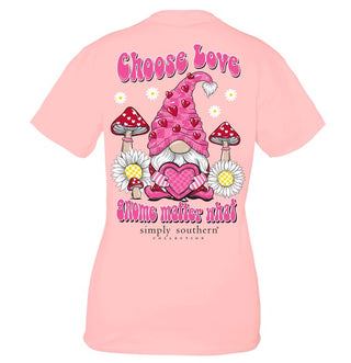 Simply Southern Love Gnome Short Sleeve T-Shirt