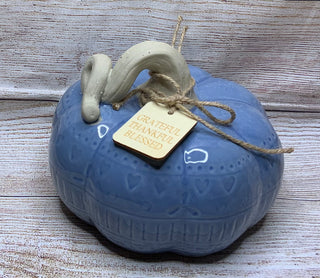 Ceramic Harvest Pumpkin, 7.3”L