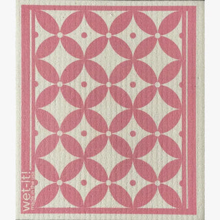 Wet It! Classic Pink Swedish Dishcloth