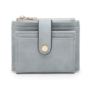 Jen & Co Sam Wallet Grey Teal WL1904