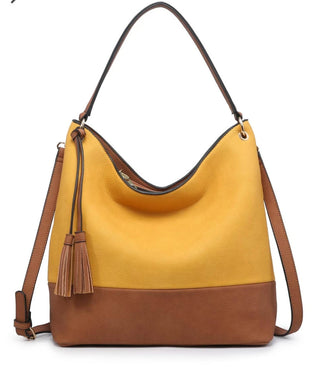 Jen & Co Ava Hobo Bag Mustard RJ1768