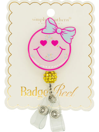 Simply Southern Badge Reel Smile