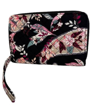 Vera Bradley Zip Around Wallet Botanical Paisley