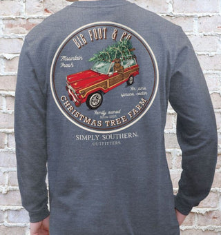Simply Southern Long Sleeve Tree Charcoal Heather