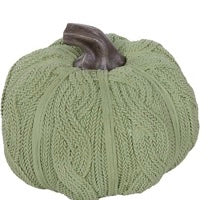 Resin Knit Pattern Pumpkin