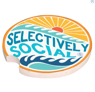 Simply Southern Car Coaster Selectively Social