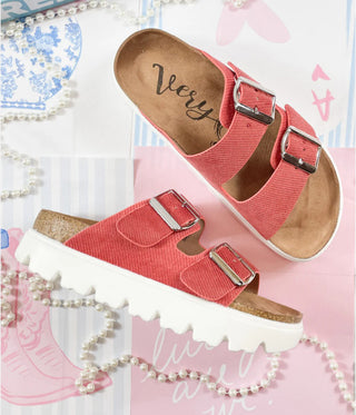 Very G Jazmin Platform Sandal Rust
