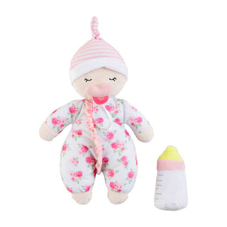 Mudpie Baby Doll Plush Set