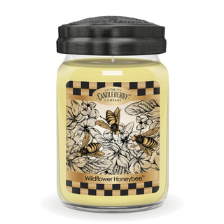 Candleberry Wildflower Honey Bee 26oz Jar