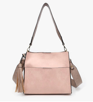Jen & Co Lyla Bucket Bag Dusty Pink M1867