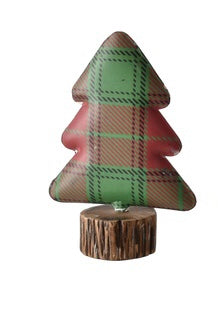 Plaid & Pine Tree w/Stand Style 1