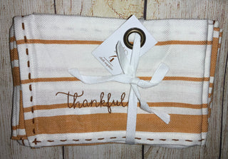 Mudpie Thankful Napkin Set
