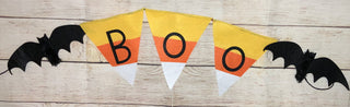 Candy Corn Bat Boo Garland