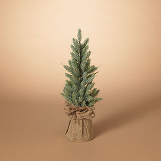 Pine Tree w/Burlap Base 17”